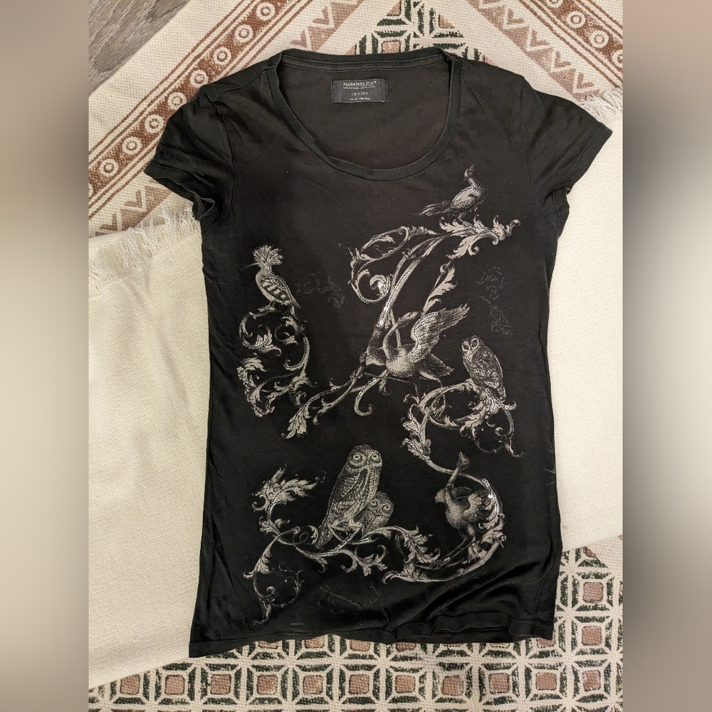 All Saints Long Sleeve T shirt